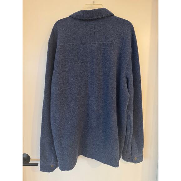 prAna IncrediWool Overshirt Medium – Stormy Night Heather – NWT - Picture 4 of 10